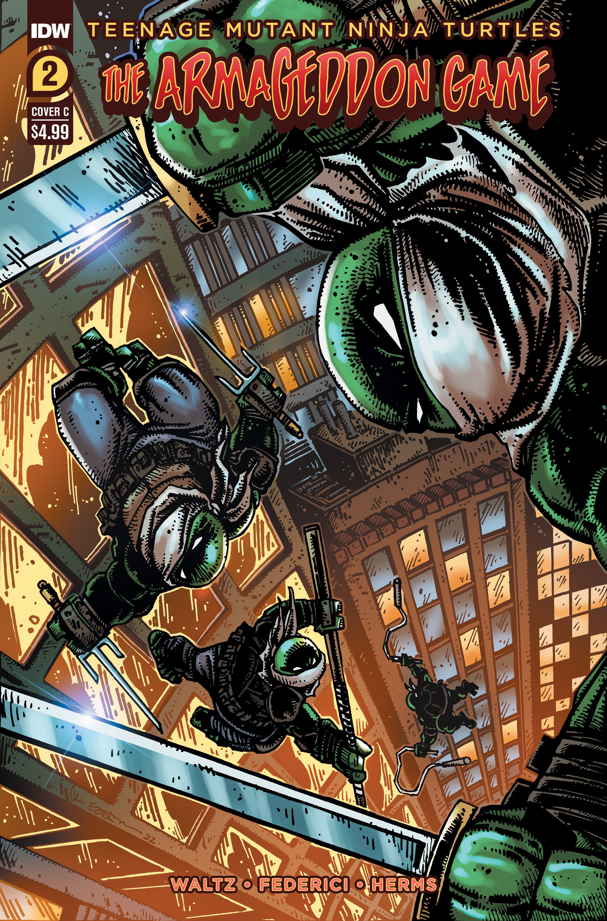 Teenage Mutant Ninja Turtles Armageddon Game #2 Cover C Eastman
