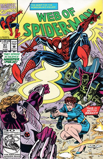 Web of Spider-Man #91 [Direct](1985)-Near Mint (9.2 - 9.8)