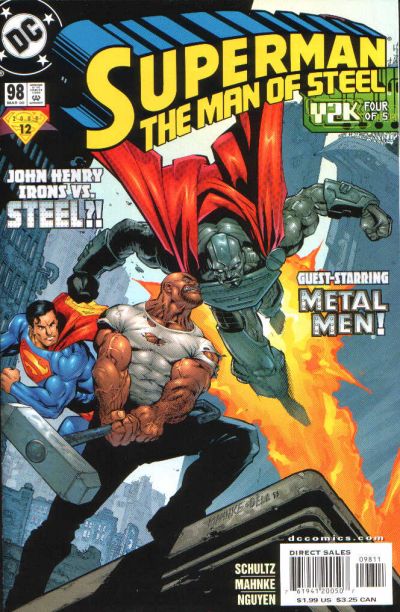 Superman: The Man of Steel #98 [Direct Sales]-Fine (5.5 – 7)