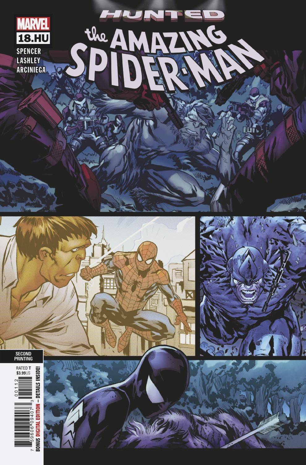 Amazing Spider-Man #18.hu 2nd Printing Lashley Variant (2018)
