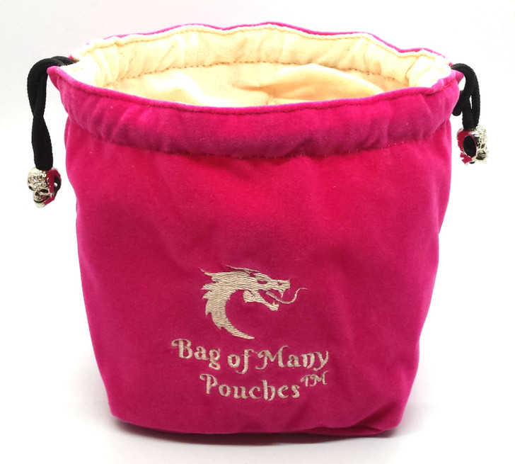 Bag of Many Pouches RPG Dnd Dice Bag Pink