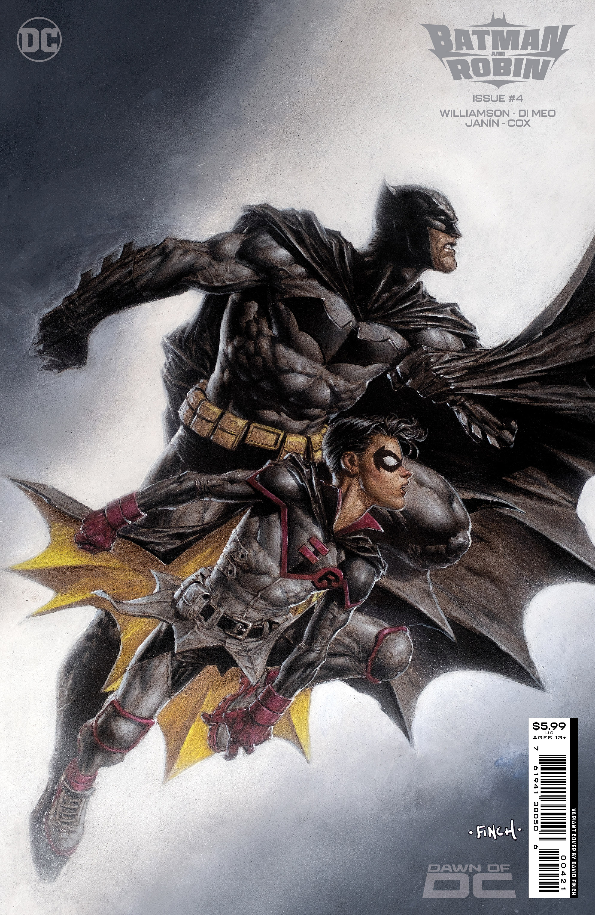 Batman and Robin #4 Cover B David Finch Card Stock Variant
