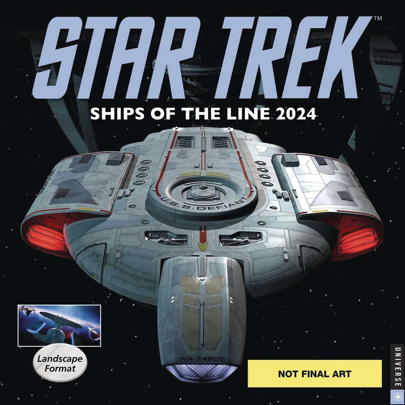 Star Trek Ships of Line 2024 Wall Calendar