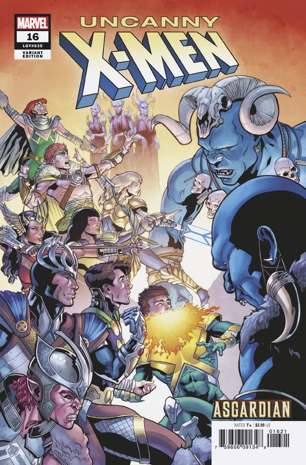 Uncanny X-Men #16 Sliney Asgardian Variant (2018)
