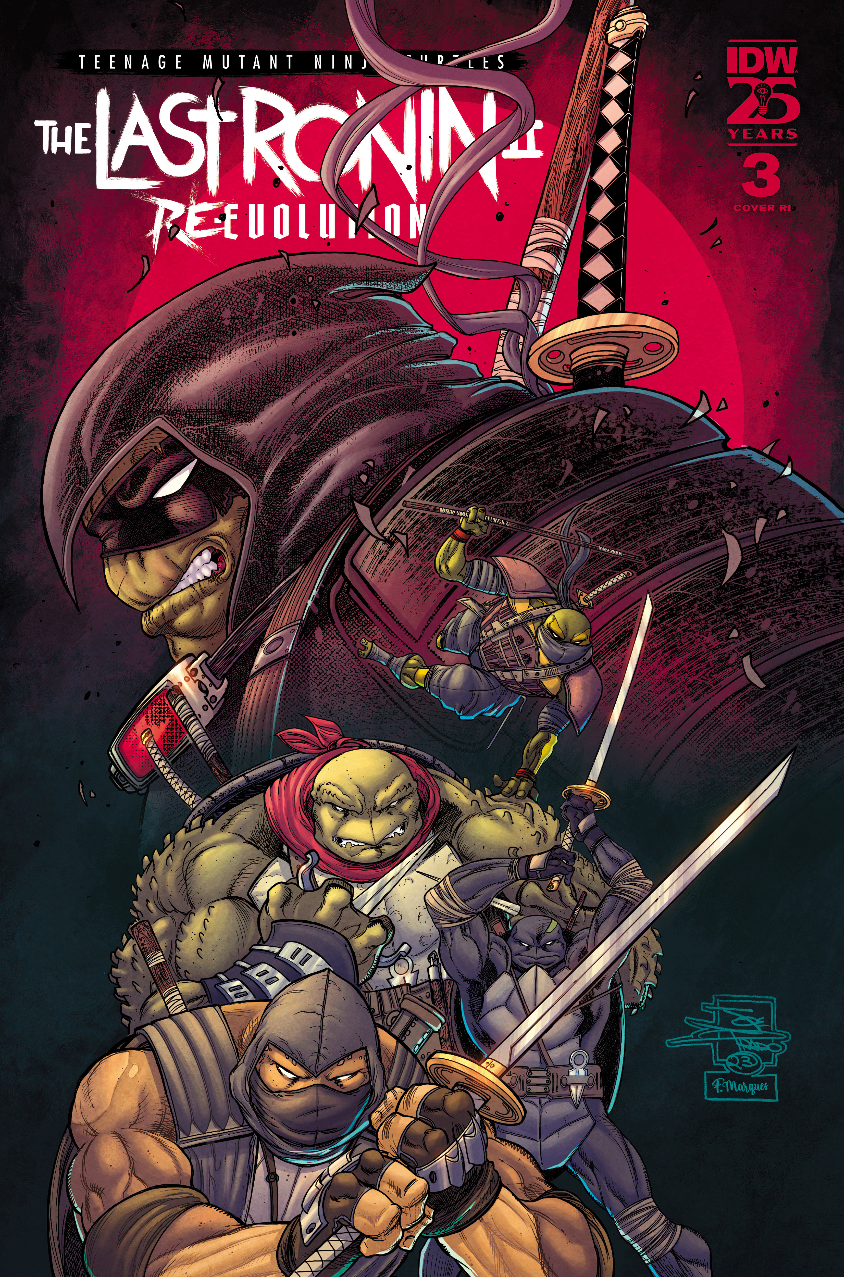 Teenage Mutant Ninja Turtles: The Last Ronin II--Re-Evolution #3 Cover E 1 for 50 Incentive Prado (Mature) (Mature)