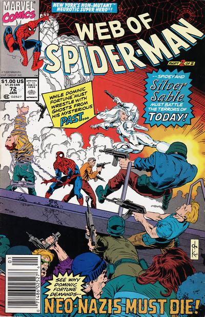 Web of Spider-Man #72 [Newsstand]-Very Good (3.5 – 5)