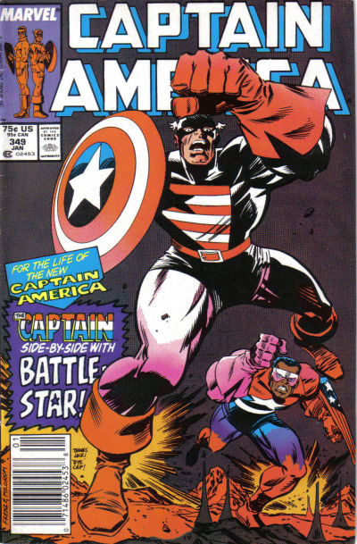 Captain America #349 [Newsstand]-Very Good (3.5 – 5)