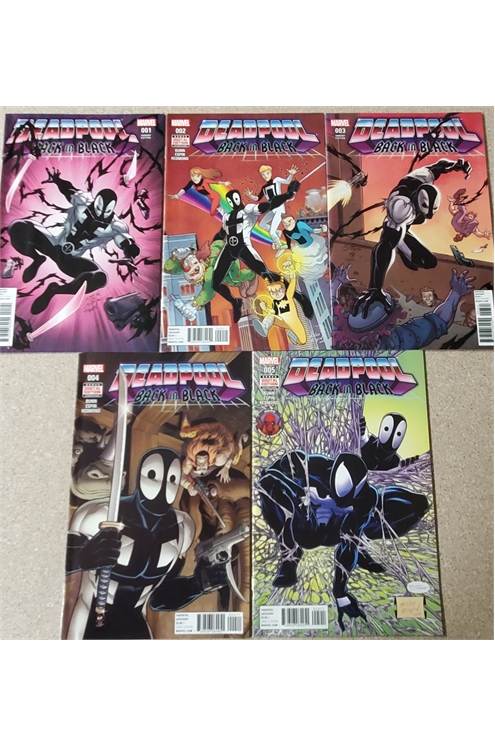 Deadpool Back In Black #1-5 (Marvel 2016) Set