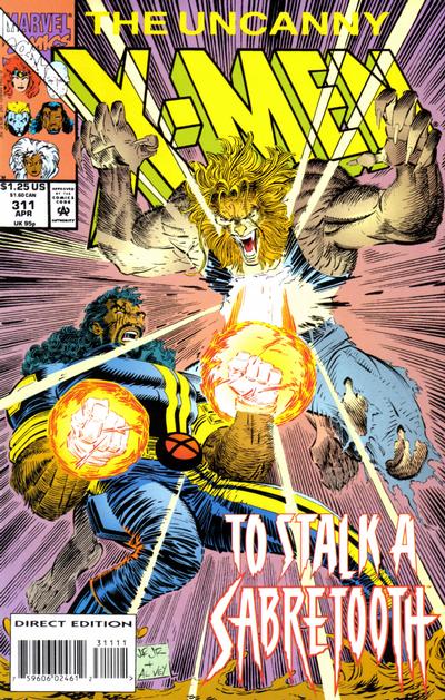 The Uncanny X-Men #311 [Direct]-Near Mint (9.2 - 9.8) [Cameo of The Phalanx In Their True Form]