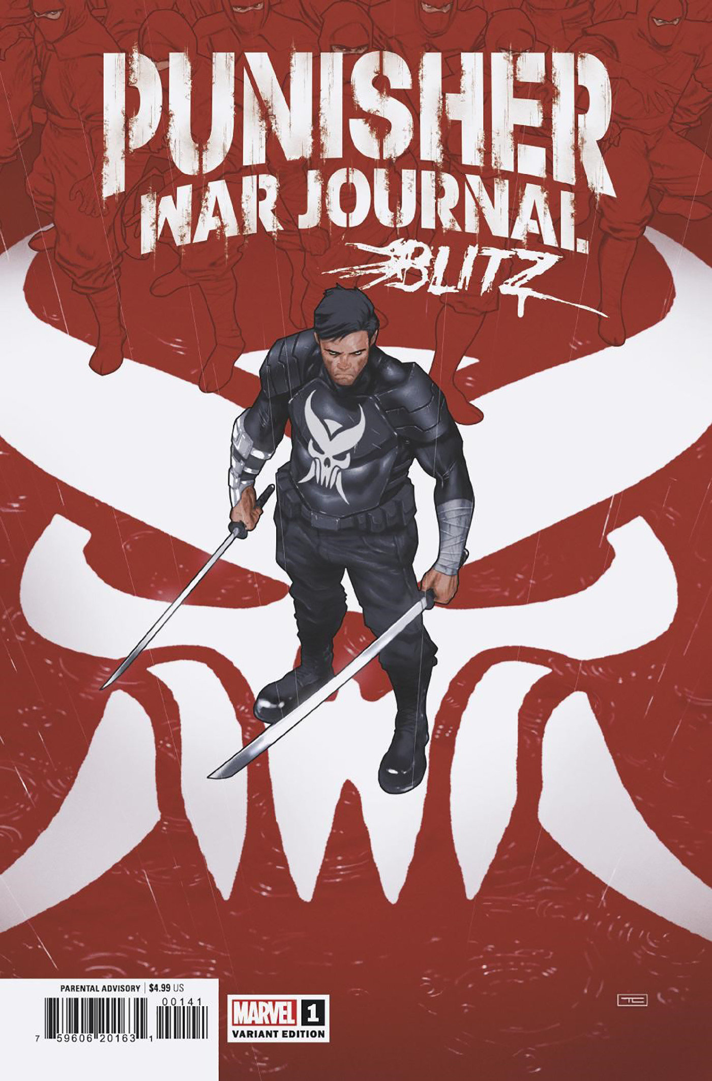 Punisher War Journal Blitz #1 1 for 25 Incentive Clarke Variant
