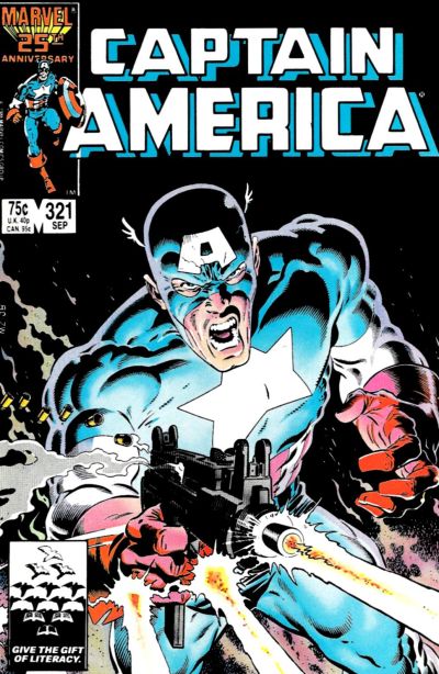 Captain America #321 [Direct]-Near Mint (9.2 - 9.8)