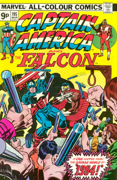 Captain America #195 [British] - Vg 4.0