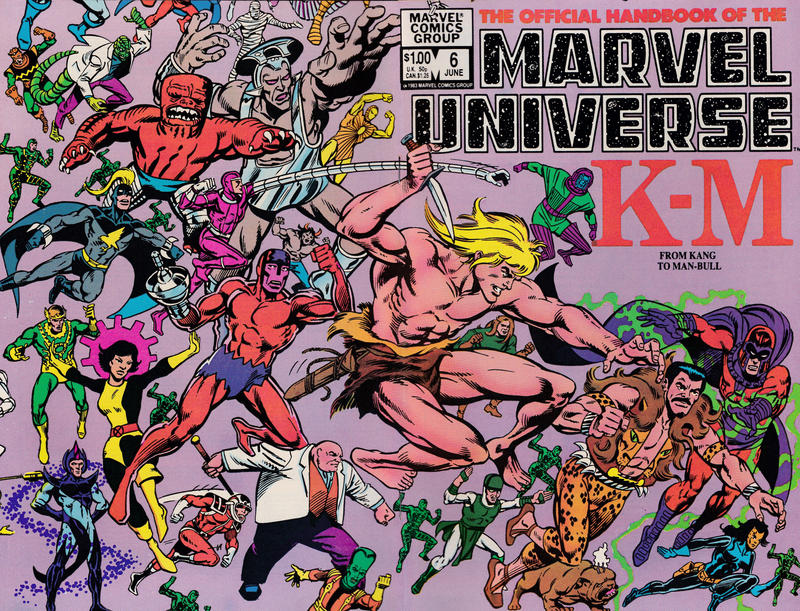 The Official Handbook of The Marvel Universe #6 