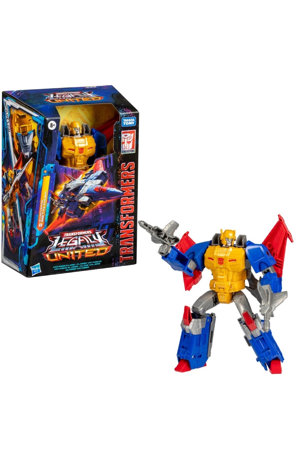 Transformers Legacy United Voyager Class Super-God Masterforce Metalhawk Action Figure