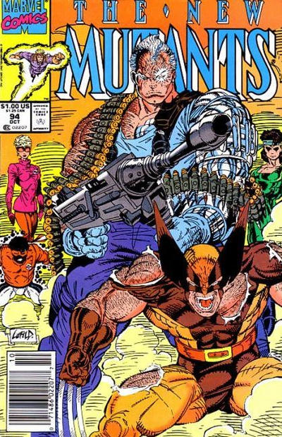 The New Mutants #94 [Newsstand]-Fine