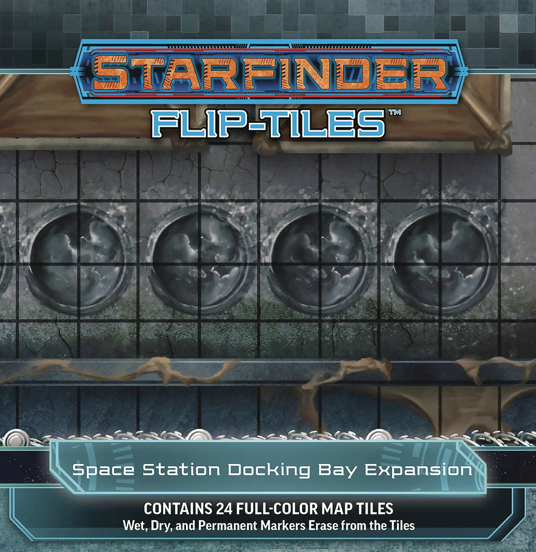 Starfinder Flip Tiles Space Station Docking Bay Expansion