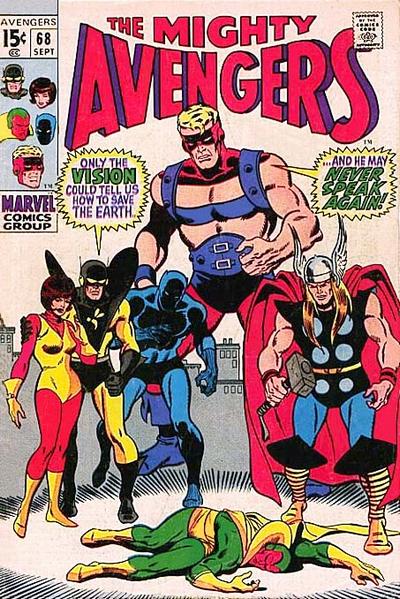 Avengers #68 Average/Good (3 - 5)