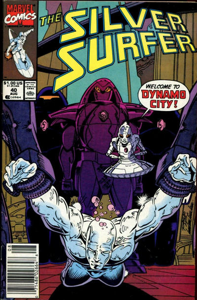 Silver Surfer #40 [Newsstand]-Good (1.8 – 3)