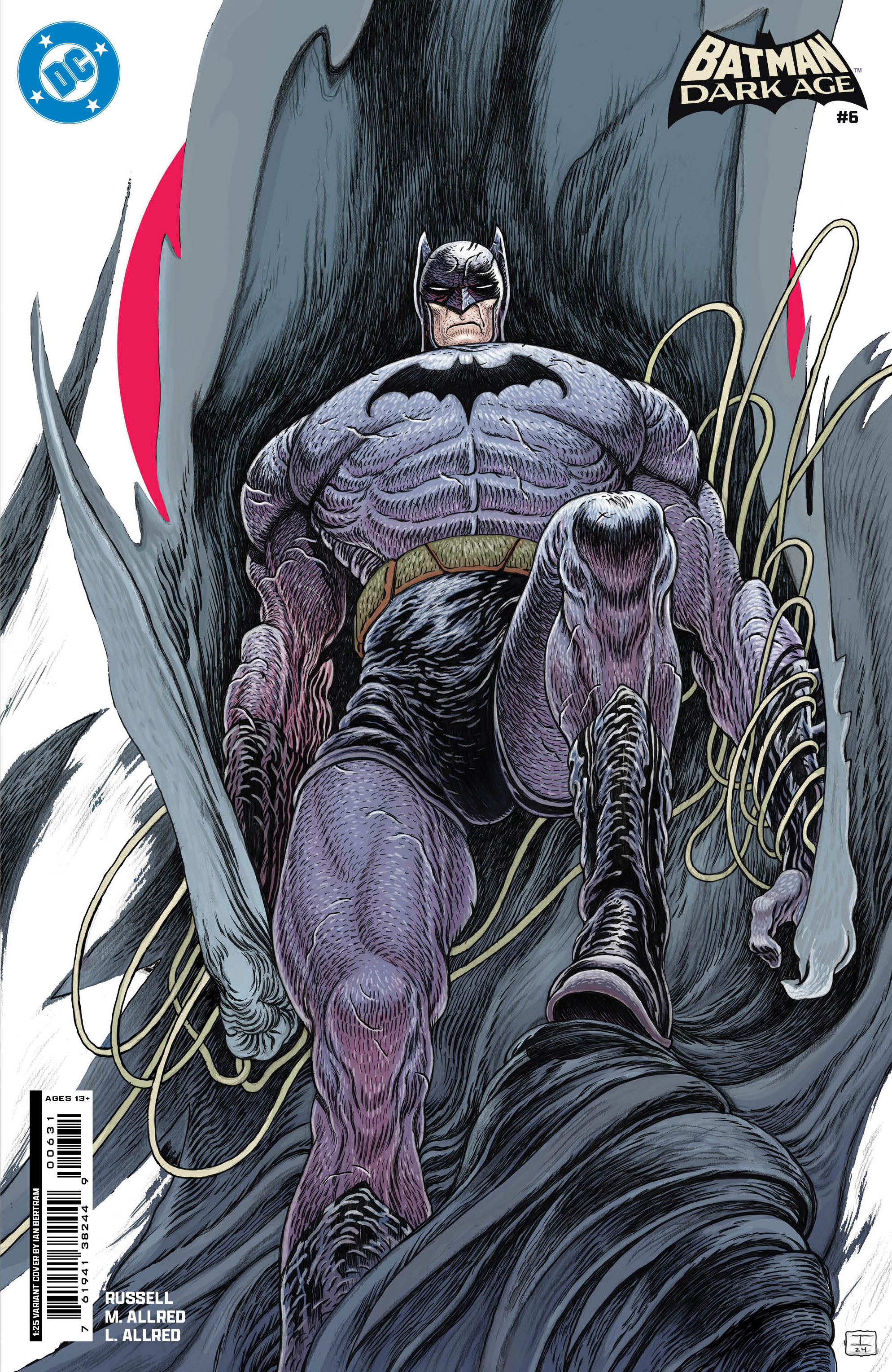 Batman Dark Age #6 Cover C 1 for 25 Incentive Ian Bertram Card Stock Variant (Of 6)