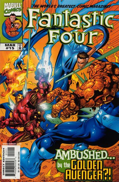 Fantastic Four #15 (1998) [Direct Edition]-Fine (5.5 – 7)