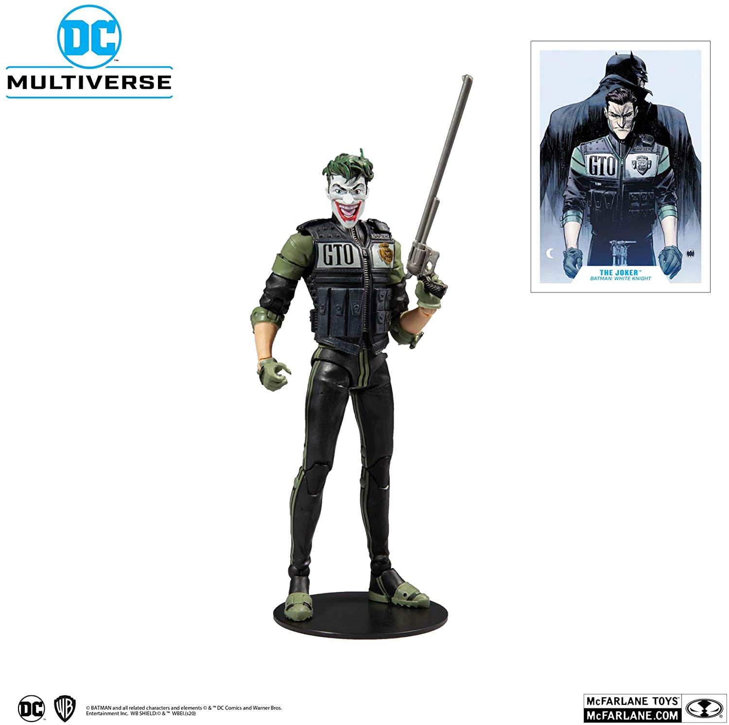 DC Collector Wave 2 White Knight Joker 7 Inch Scale Action Figure