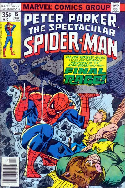 The Spectacular Spider-Man #15-Fine 