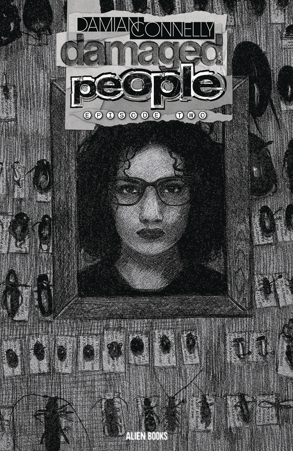 Damaged People #2 Cover B Connelly Black & White (Of 5)