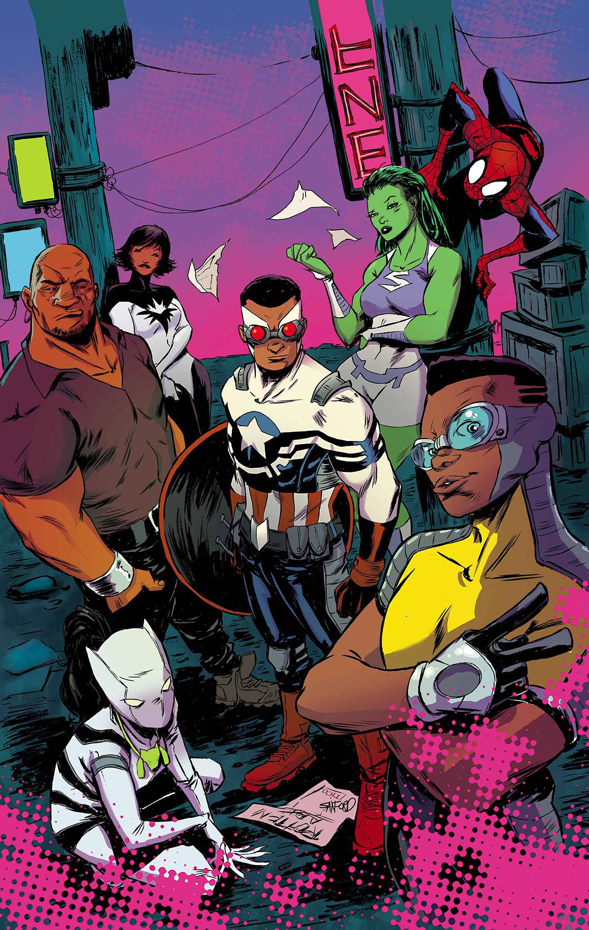 Captain America And Mighty Avengers #2 Greene Variant