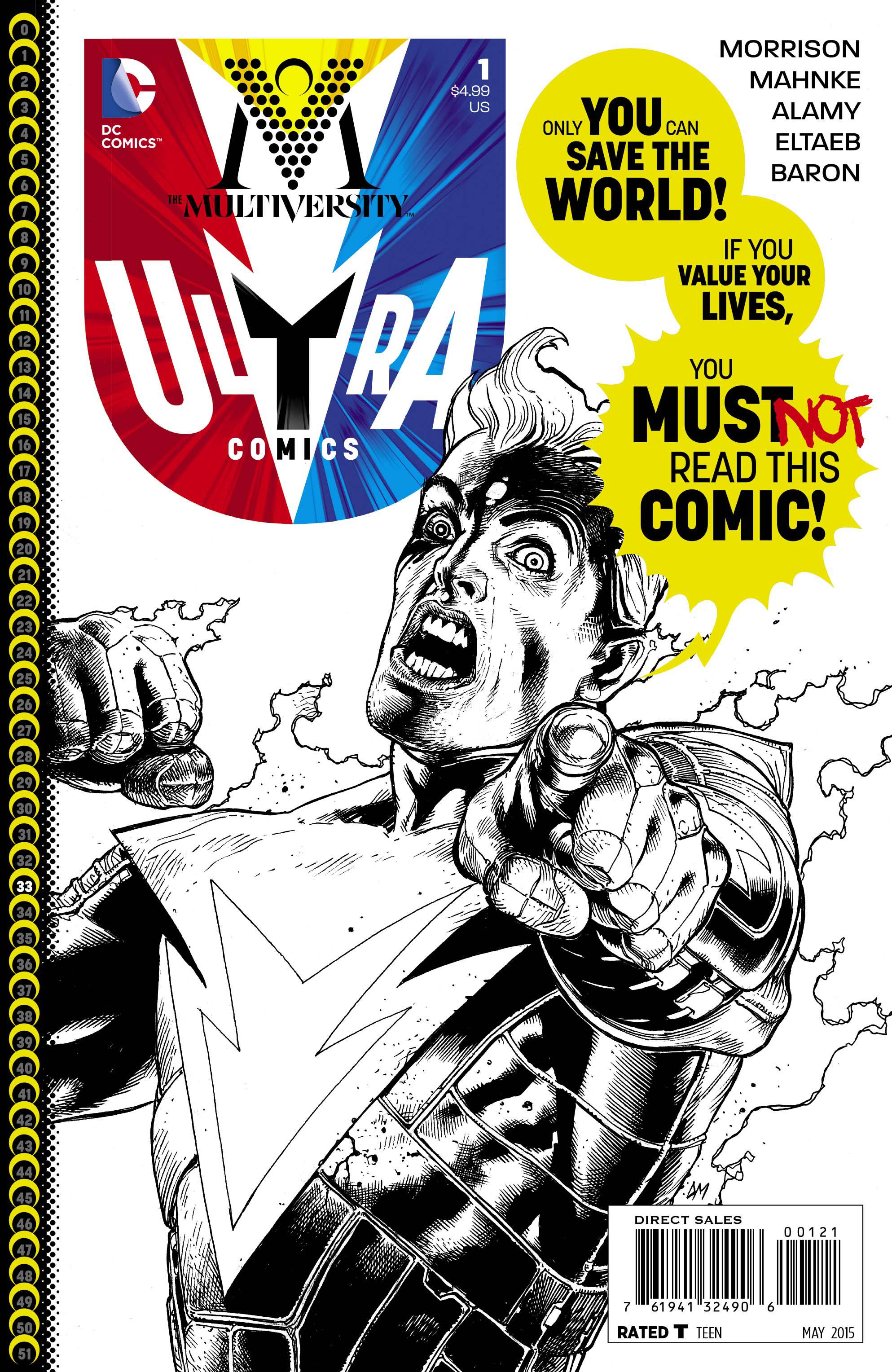 Multiversity Ultra Comics #1.90 Black & White Variant Edition