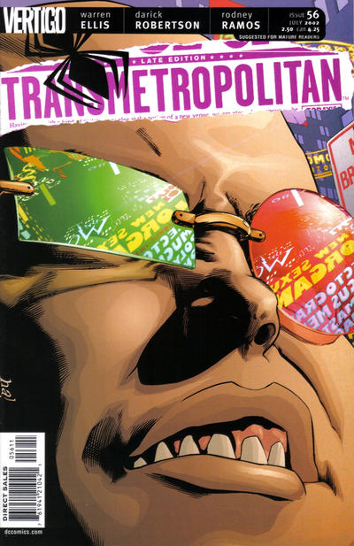 Transmetropolitan #56-Very Fine (7.5 – 9)