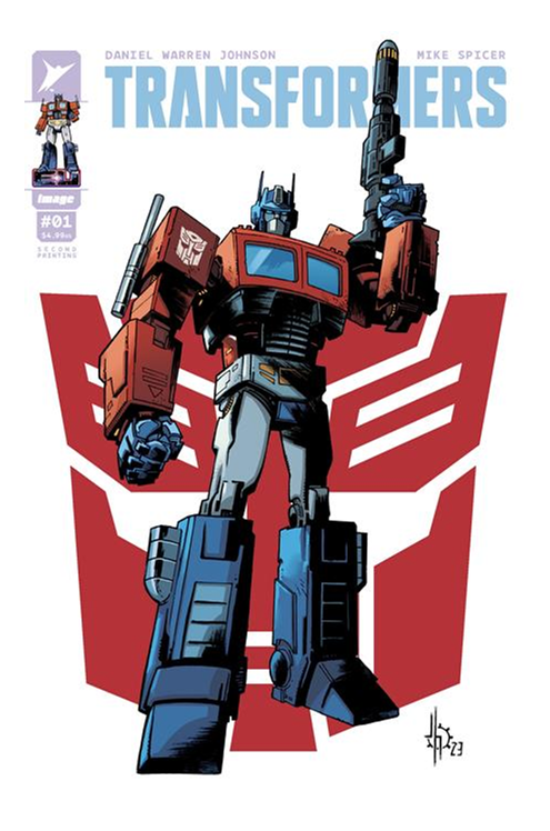 Transformers #1 Cover A Jason Howard Second Printing