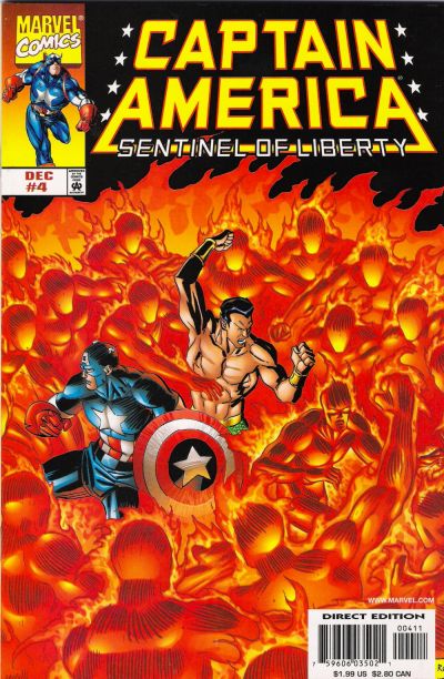 Captain America: Sentinel of Liberty #4 [Direct Edition]-Fine (5.5 – 7)