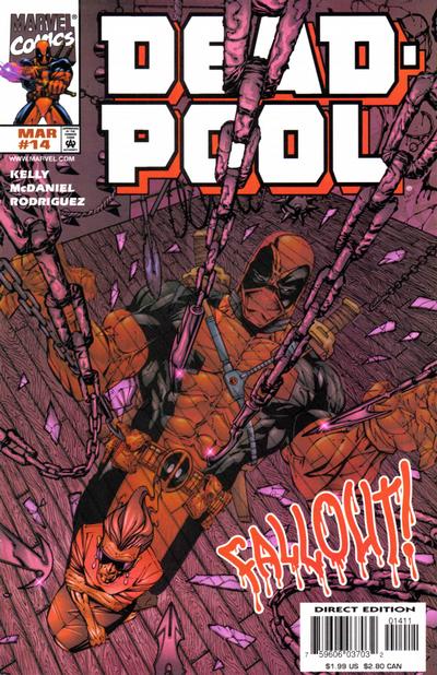 Deadpool #14 [Direct Edition]-Very Fine (7.5 – 9) [1St App. of Ajax]