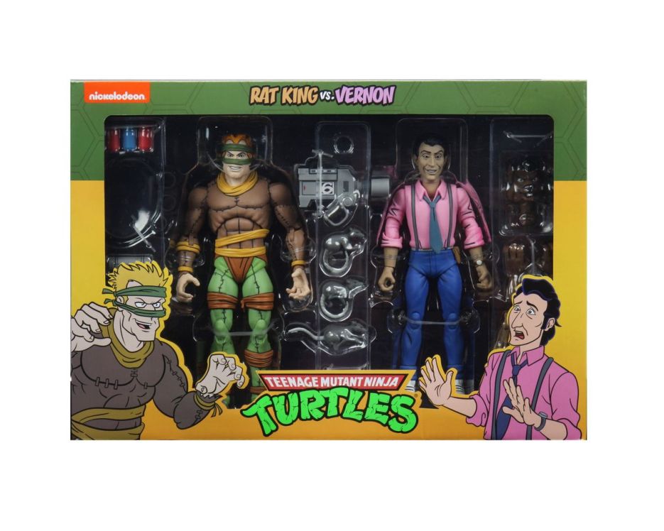 Teenage Mutant Ninja Turtles Action Figure 2-Pack Rat King & Vernon
