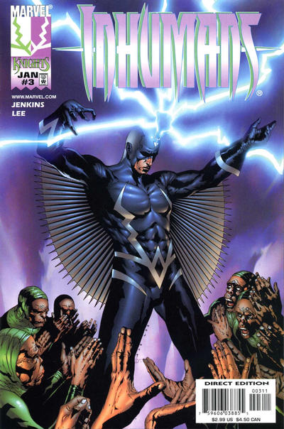 Inhumans #3-Very Fine (7.5 – 9)