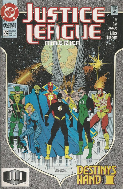 Justice League America #72 (1989)[Direct]-Fine (5.5 – 7)