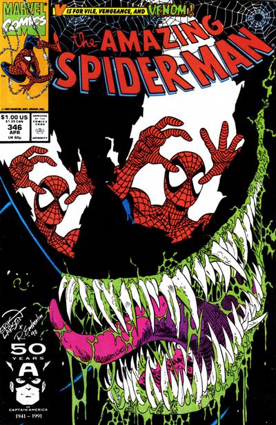 Amazing Spider-Man #346 [Direct]-Very Fine (7.5 – 9)
