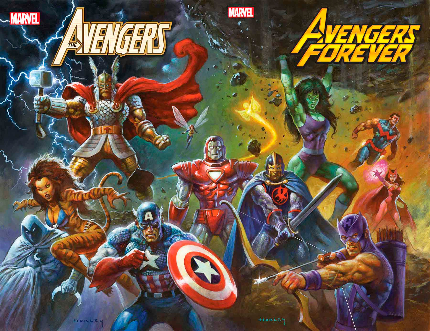 Avengers #64 Horley 80's Avengers Assemble Connect Variant (2018)