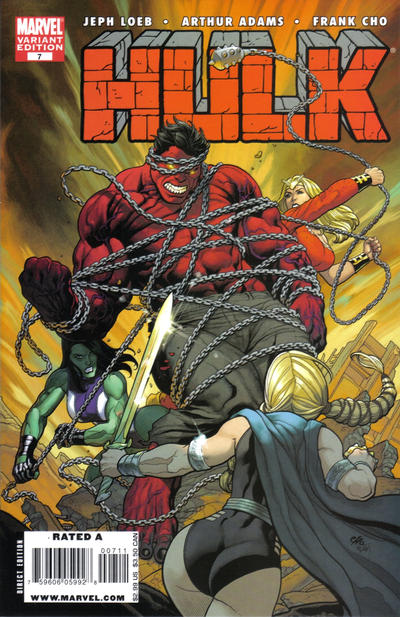 Hulk #7 [Variant Edition - Frank Cho]-Near Mint (9.2 - 9.8)