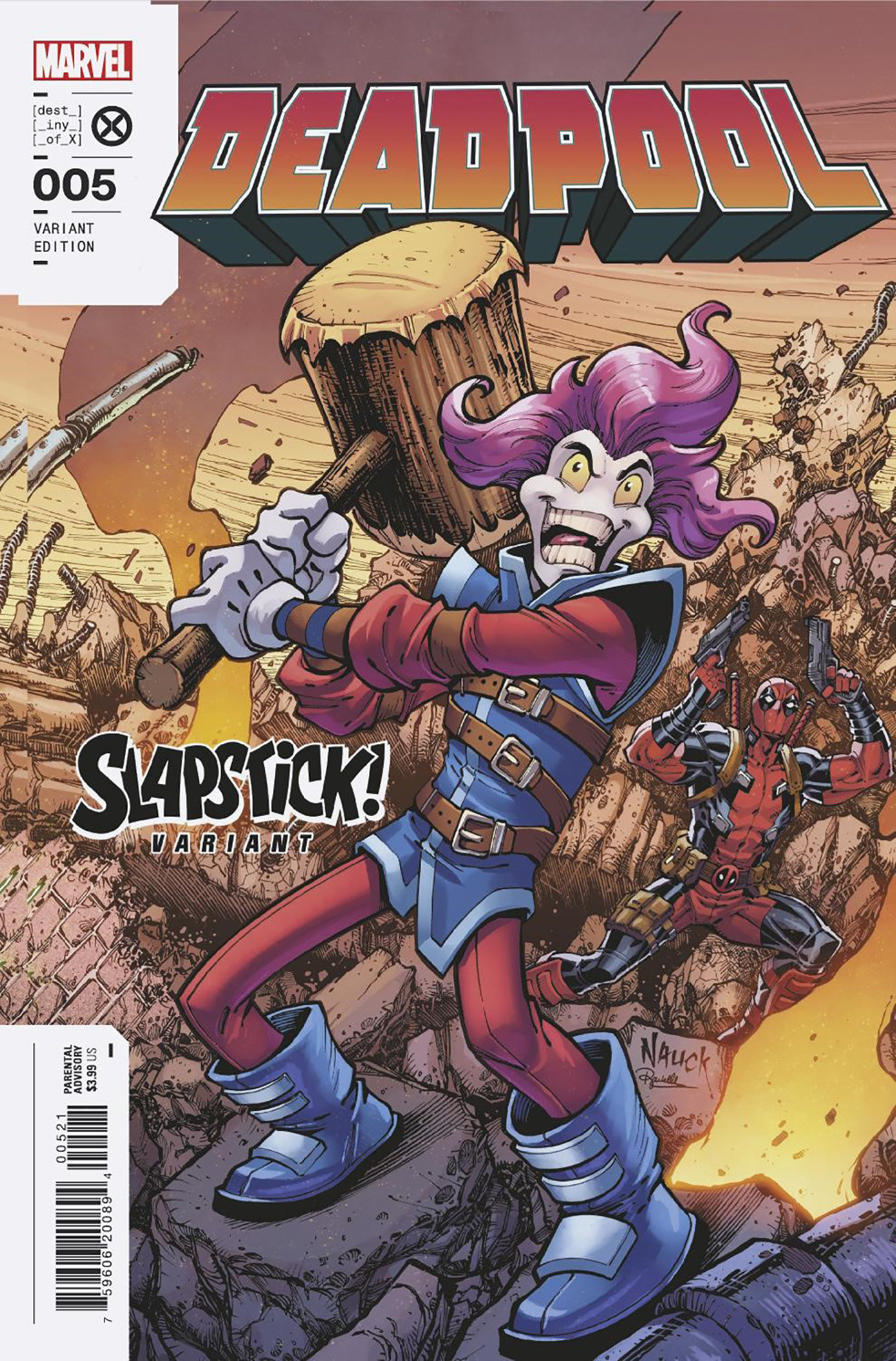 Deadpool #5 Nauck Slapstick Variant