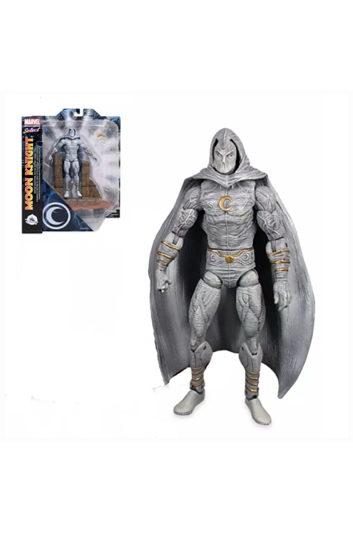 Marvel Select Disney Store Exclusive Moonknight Action Figure Pre-Owned