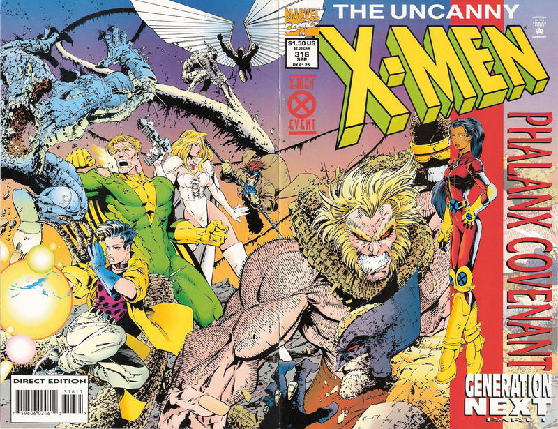 The Uncanny X-Men #316 [Unenhanced Edition] - Nm- 9.2