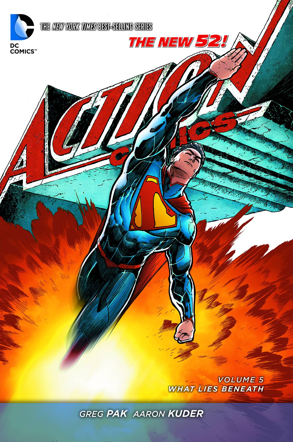Superman Action Comics Graphic Novel Volume 5 What Lies Beneath (New 52)