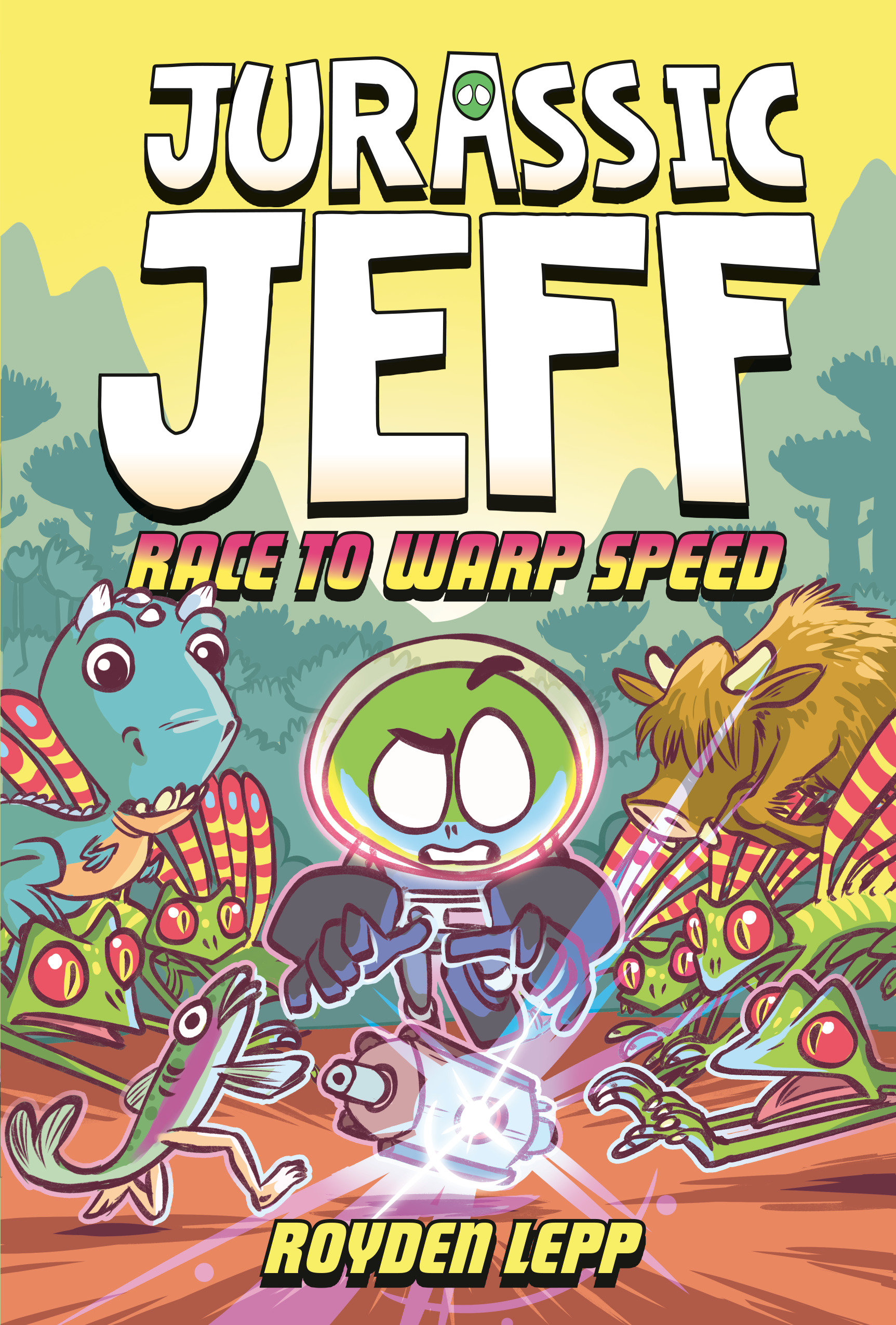 Jurassic Jeff Hardcover Graphic Novel Volume 2 Race To Warp Speed