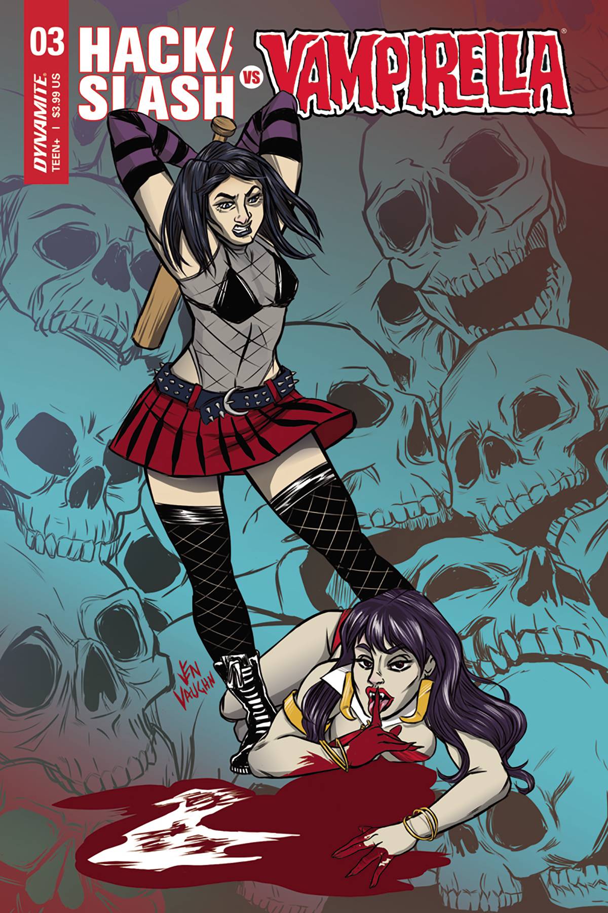 Hack Slash Vs Vampirella #3 Cover A Vaughn (Of 5)