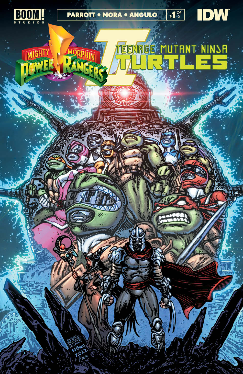 Mighty Morphin Power Rangers Teenage Mutant Ninja Turtles II #1 Cover F Eastman & Williams II (Of 5)
