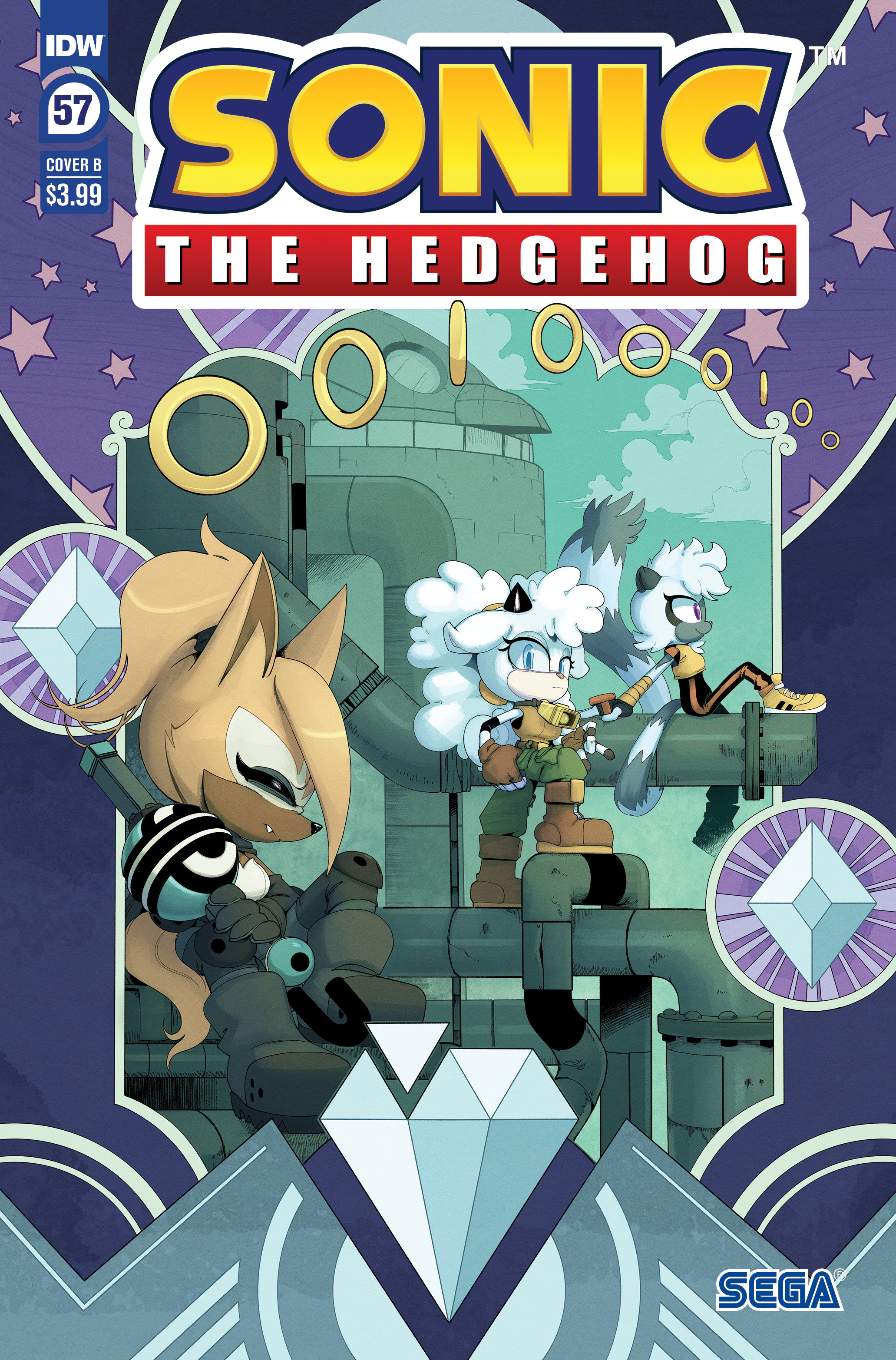 Sonic the Hedgehog #57 Cover B Thomas