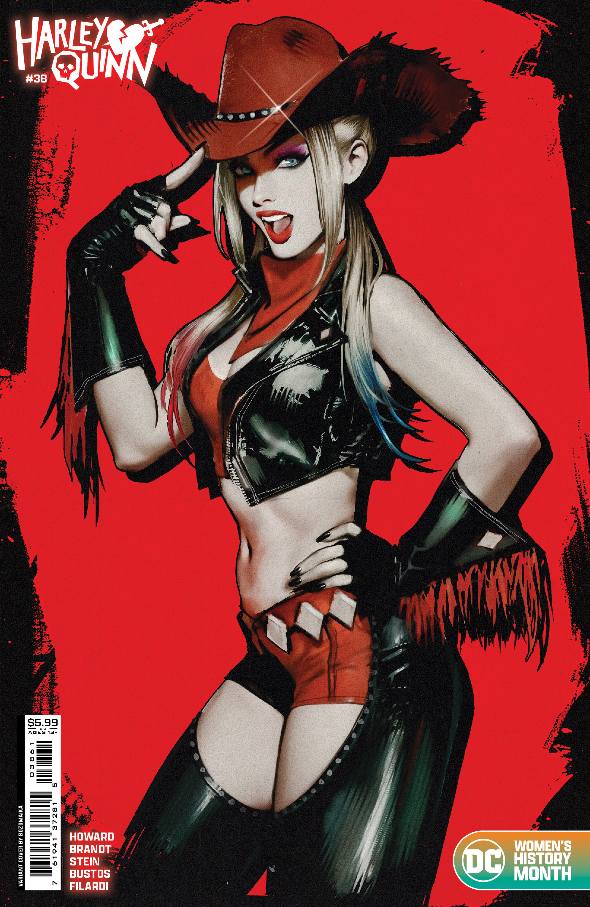 Harley Quinn #38 Cover C Sozomaika Womens History Month Card Stock Variant