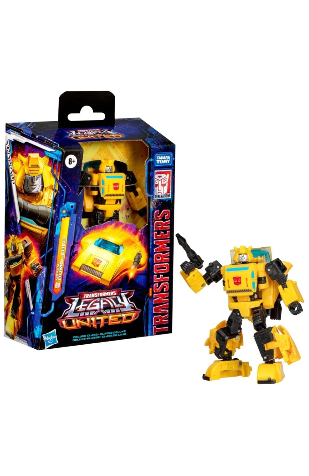 Transformers Legacy United Deluxe Origin Bumblebee Action Figure