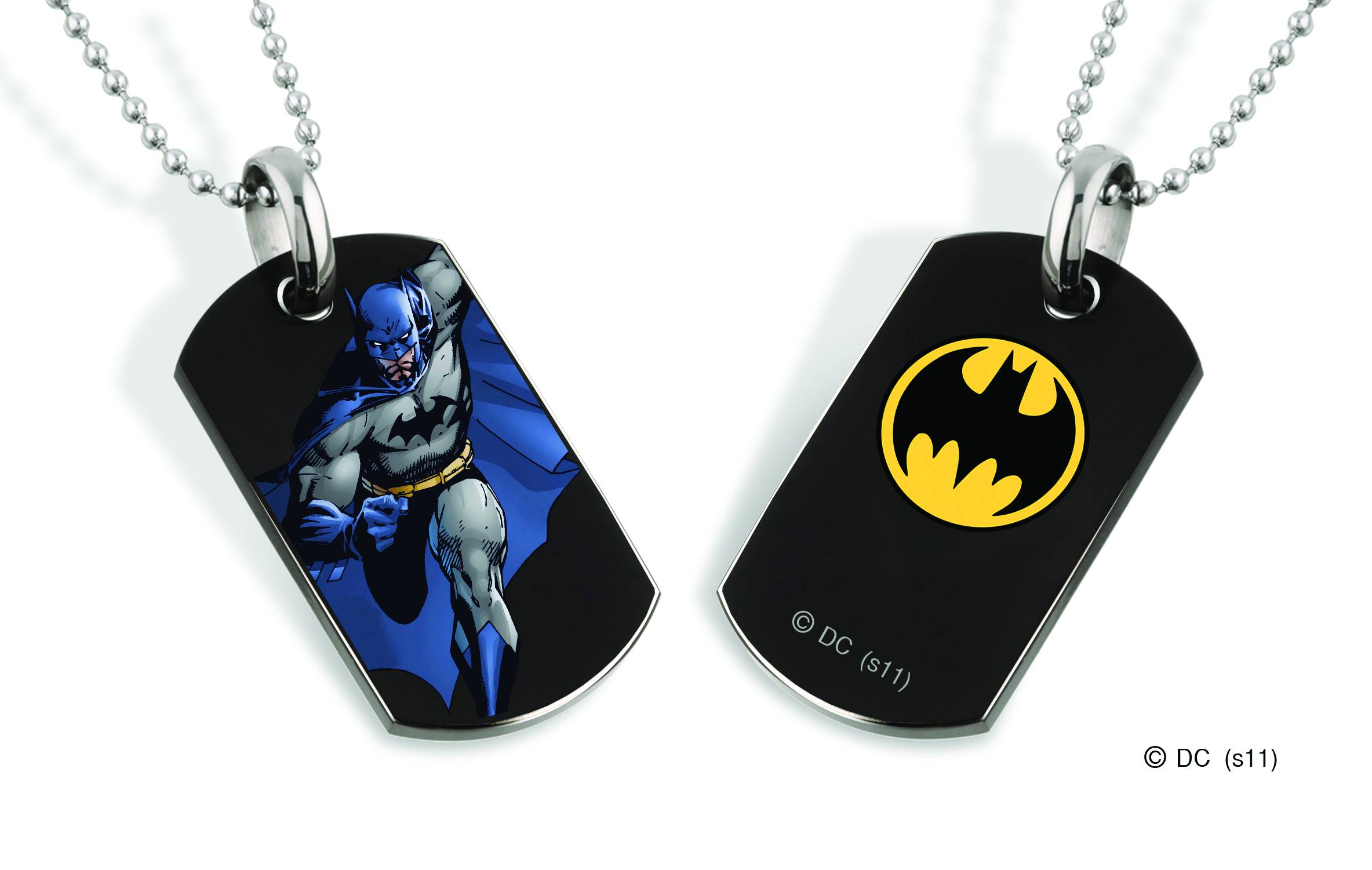 Batman dog tag store necklace